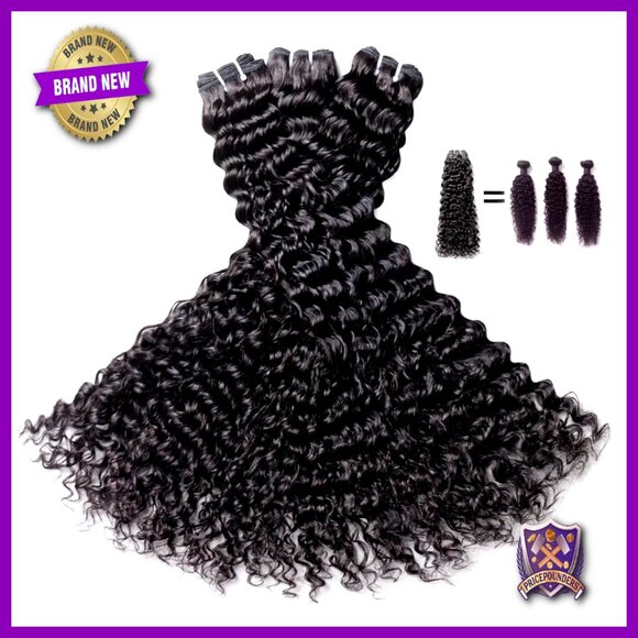 Deep Wave Human Hair Bundles, 100% Raw Cambodian, 16-20 Inches main image 6